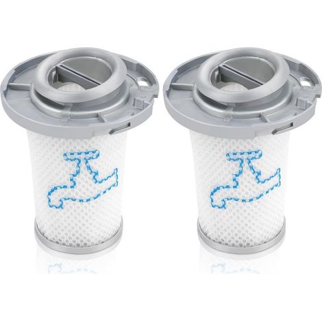 Set of 2 Filter separator for suction without wire X-Force Agz 8.60 of Rowenta RH9611 RH9637 RH9638 RH9639, Washable,(Alternative to the ZR009006) (1/5)