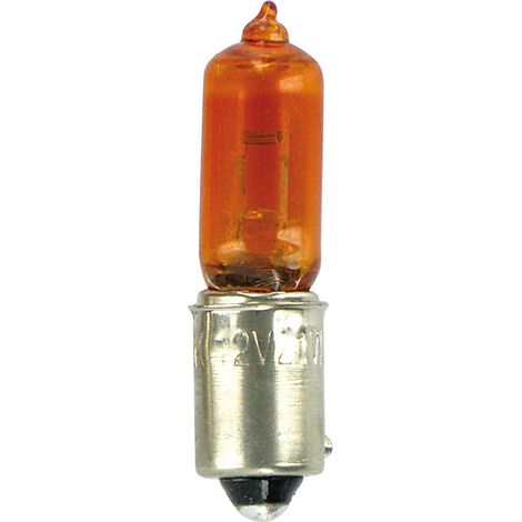 12V Lampada alogena micro - HY21W - 21W - BAY9s - 2 pz  - Scatola - Arancio (1/4)