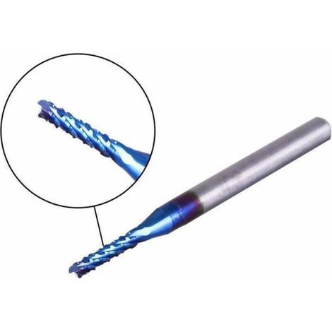 Fraise CNC - Carbure Ultra-fin - Diamètre 0,8 à 3 mm - Pour PCB SMT Fibre Carbone Bois Dur - 10 Pièces (1/5)