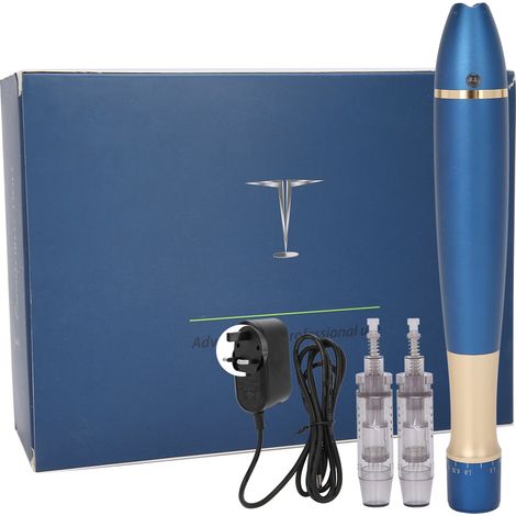 Stylo professionnel de microneedling rechargeable, machine électrique MTS injection derma, 100-240V avec prise UK. (1/5)