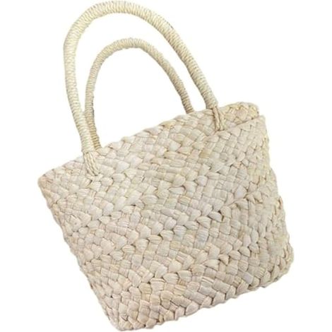 Porte-fleurs Panier à Fleurs Séchées Tressé Main Panier Extérieur de Maïs (1/5)