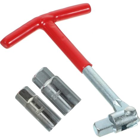 Clé à Bougie et Douille pour Extraction Allumage Outil de Réparation Auto Ensemble de Clés Flexible pour Démontage des Bouchons