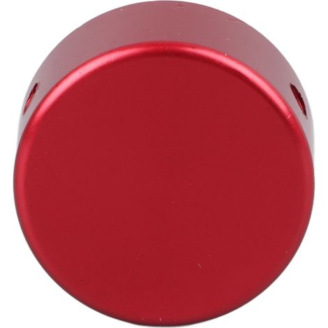 Capuchon de protection pour pédale d'effet guitare en aluminium rouge, avec clé de fixation incluse (1/5)