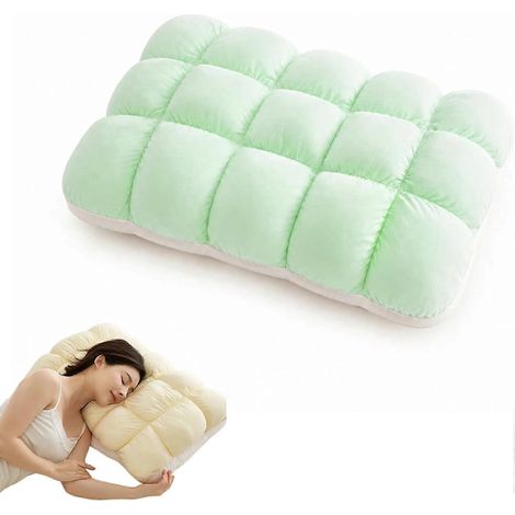 Oreiller Marshmallow rafraîchissant, oreiller moelleux et respirant, alternative au duvet, idéal pour dormir sur le côté, sur le dos ou sur le ventre. (1/5)