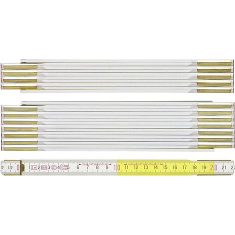 BMI  Gliedermaßstab  9143  L.3m  B.16mm  mm/cm  EG  III  Buche  weiß-gelb  -  984914300WG (1/5)