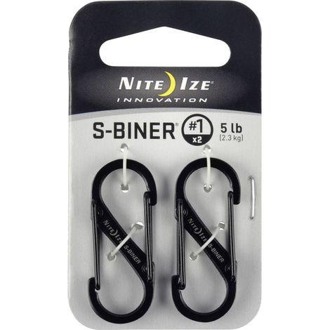 NITE Ize NI-SB1-2PK-01 Mousqueton 400 mm x 1.42 mm 2 pc(s)