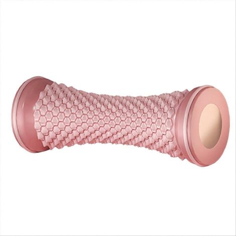 Yoga-Faszienmassageball, Fußsehnenmassagerad, rosa (1/5)