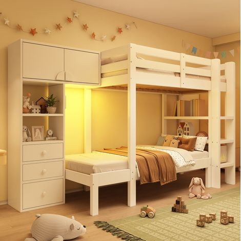 letto contenitore 90x200 LED sensore luce smart bianco OKMYHOME (1/5)