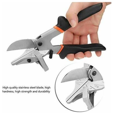 Cisaillement Multi-Angle Tube Trunking Mitre Joint Cisaille Garniture Cutter Outil À Main 0 ° - 135 ° Outil De Coupe Réglable (1/3)