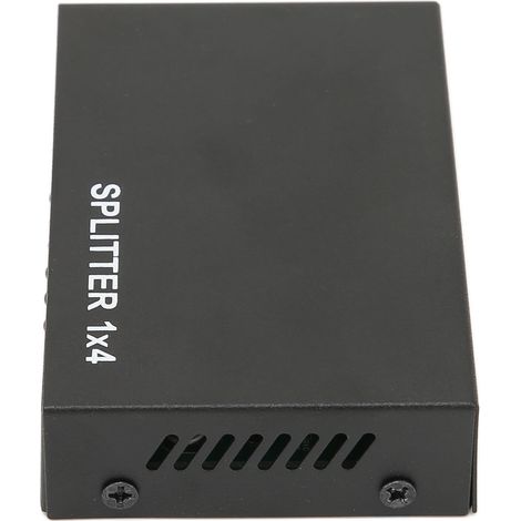 Adaptateur répartiteur vidéo HD Multimedia Interface 1 entrée 4 sorties 1080p avec fonction miroir pour home cinéma (prise 100-240 V EU). (1/5)