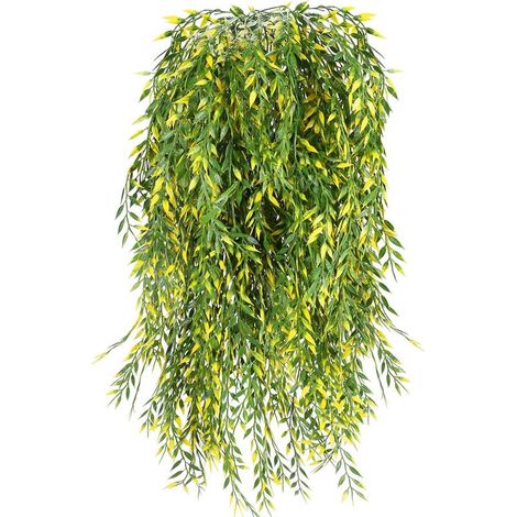 Ensemble de 3 plantes artificielles suspendues fausse plante d'intérieur fausse décoration de fougère de lierre (1/5)