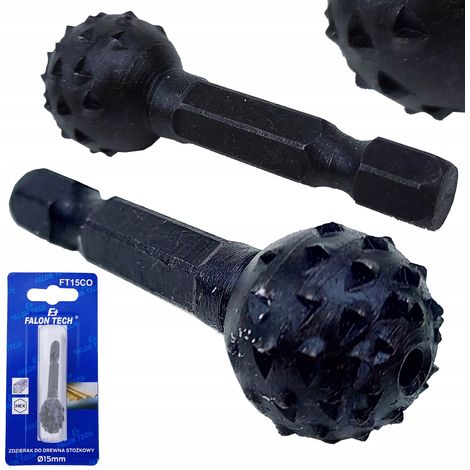 Escofina esférica hexagonal Falon-Tech de 15 mm para madera