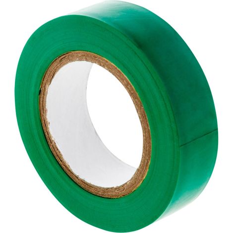 Rouleau adhésif 15mmx10m - Vert - Zenitech (1/2)