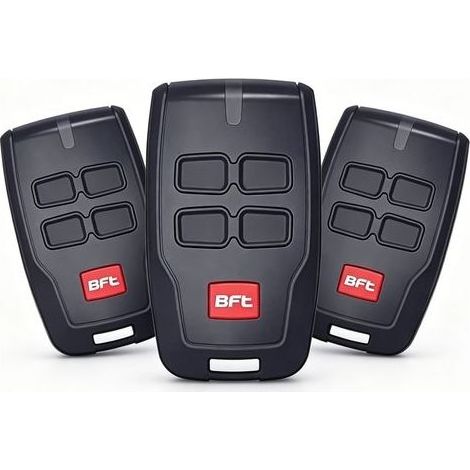 Télécommande 4 boutons BFT MITTO B RCB0 - Pack de 3 - 433.92 MHz - Dimensions 69x12 mm - Pile LR23 12V incluse