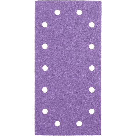 Trend 80G Anti-Clog High Grade Aluminium Oxide 1/2 115 x 230mm 10 Sanding Sheets (1/4)