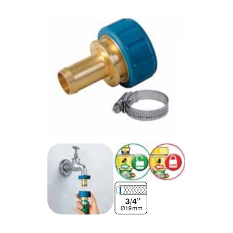 UNIFLEX 811452  RACCORDO PORTAGOMMA STANDARD PROFESSIONAL DA 3/4''19-16