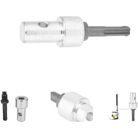 Excellent adaptateur de tarière de terre, tarière professionnelle, adaptateur de maçonnerie en métal, (1/5)