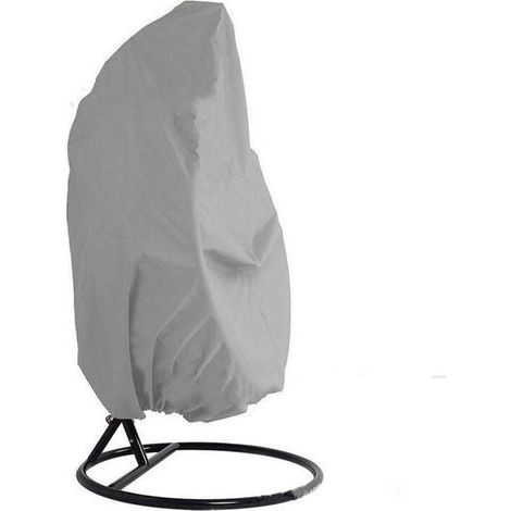 Housse Fauteuil Suspendu, 210D Tissu Oxford Housse Fauteuil Suspendu Extérieur, Coupe-Vent,Anti-UV, Imperméable Protection pour Housse Oeuf Suspendu 115×190CM,gris (1/4)