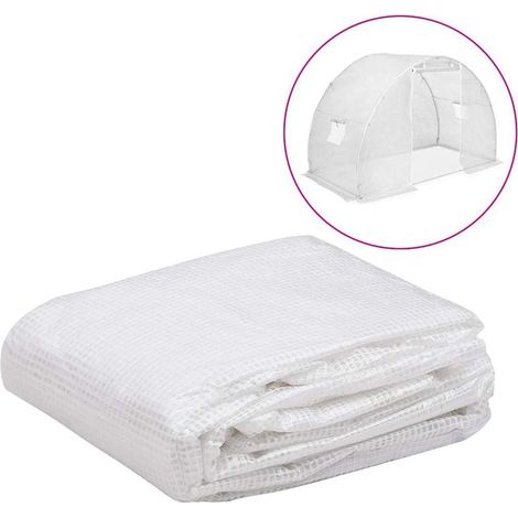 Couverture de remplacement de serre Bâche de rechange Serre de Jardin (4,5 m²) 3x1,5x2 m Transparent NSME7500 (1/4)