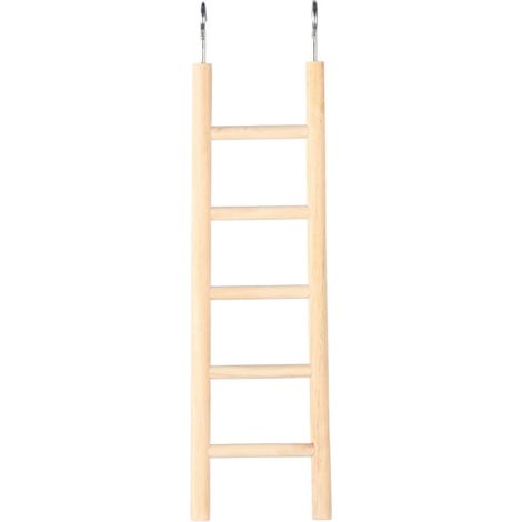 Pappagallo che si arrampica - Scala altalena in legno 5x34 cm (1/3)