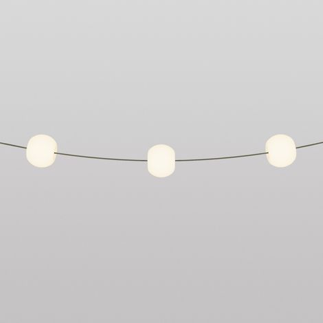 Creative Cables - Catena luminosa 3 punti luce da esterno IP67 Verde Oliva - Marina3 Cherry (1/4)