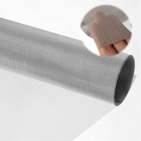 40 x 200CM Grille Métallique Fine,Moustiquaire en Acier Inoxydable,Fiilet anti Insecte Grillage Voliere pour Jardin, Clôture d'animaux, Clôture de Jardin, Décoration D'intérieur (1/5)
