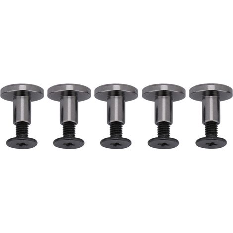 20 jeux de rivets à tête plate en laiton pour sangles de ceinture, pour bagages et maroquinerie (8 mm)