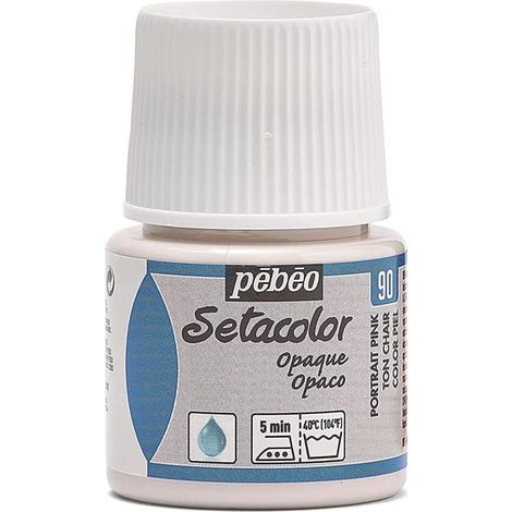 Peinture tissu - PéBéo - Sétacolor opaque - Ton chair - 45 ml - Mixte