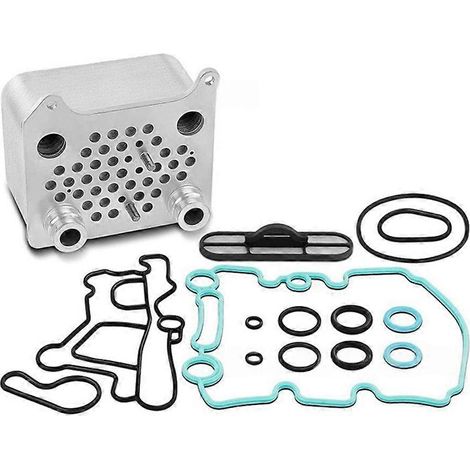 Kit refroidisseur d'huile moteur et joint 3C3Z-6A642-BB 3C3Z6A642BB, Ford F-250 F-350 F-450 F-550 03-07 E350 E-450 3C3Z6A642BB (1/5)