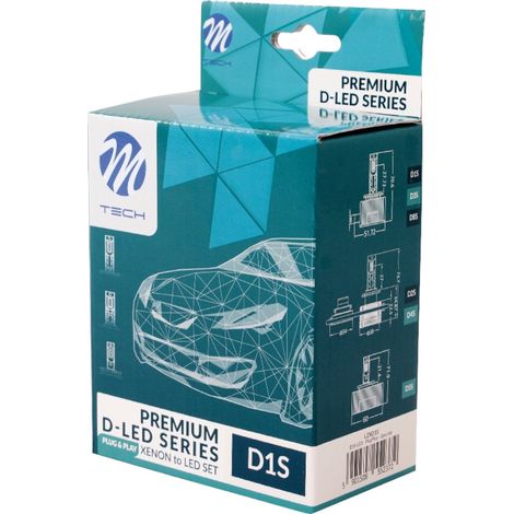 Ampoules Xénon D1S LED 6000K 35W CANBUS Plug and Play
