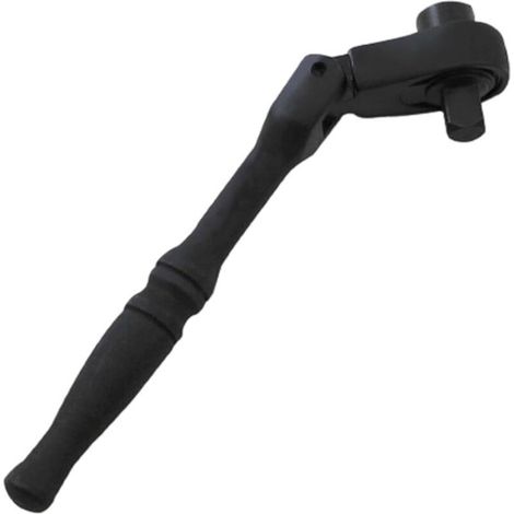 Juego de llaves de carraca compactas con 6 puntas giratorias para reparaciones de automóviles y espacios reducidos. Llave de carraca con adaptador para vasos.