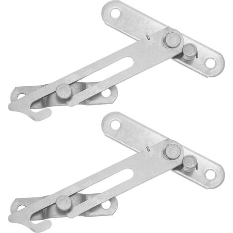 Limiteur d'ouverture de fenêtre à battant en acier inoxydable, 2 pièces (gauche et droite),