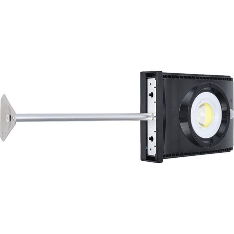 Projecteur solaire extérieur LED à détecteur de mouvement COB étanche avec mât de fixation (1/5)