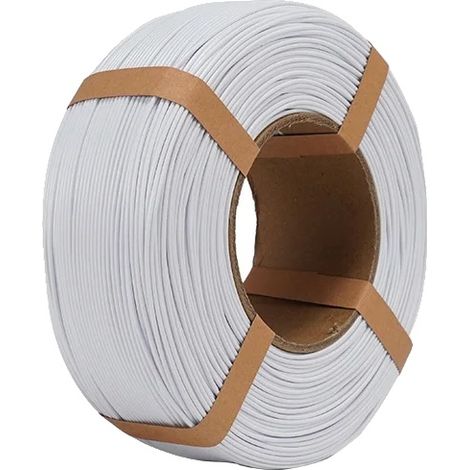 Filamento per stampa 3D, materiale PLA, diametro 1,75 mm, bianco freddo (1/2)