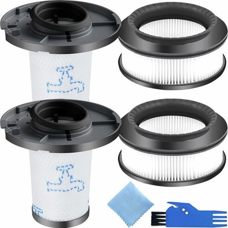 Pré-filtre et filtre moteur pour aspirateur - Rowenta X-Force Flex 11,60 14,60 15,60 Animal RH9878 RH9898 RH9958 RH99F1 - Pièces de rechange - Accessoires filtre - Remplace ZR009007 ZR009008 (1/4)
