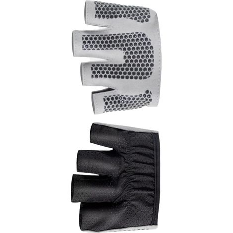 Women's Yoga Pilates Half-Finger Fitness Training Minimalist Non-Slip for Better Grip and Balance (Black S 17.5 cm / 6.9 Inches) (1/5)