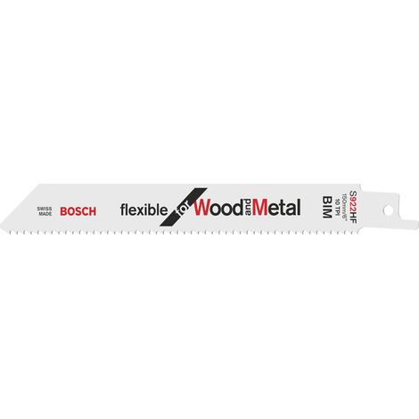 Bosch 5 Säbelsägeblätter S 922 HF - 2608656016