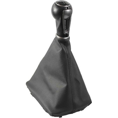 Pommeau de levier de vitesses pour Seat Leon III MK3 2012-2017 avec soufflet de levier et cache-poussière, boîte 6 vitesses. (1/5)