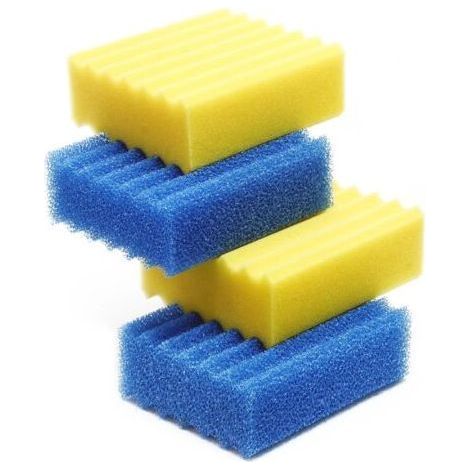 2er-Pack Ersatzteile für den biologischen Filter CBF350. Original-Baumwollfilterschwamm. komplettes Set (1/4)