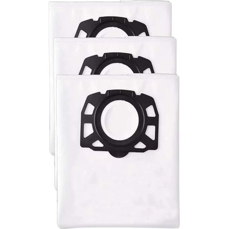 3Pcs Sac Aspirateur, Compatible avec le pour Karcher Sacs Aspirateurs WD2 Plus, Karcher WD 3, WD 3 Battery, KWD 1, KWD 2, KWD 3, MV 3, SE4001, SE4002, Sac Aspirateur Universel (1/4)
