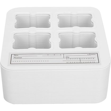Boîte de 100 pinces à film radiographique dentaire à 4 trous, porte-film, support de film, fournitures dentaires pour radiographie. (1/5)