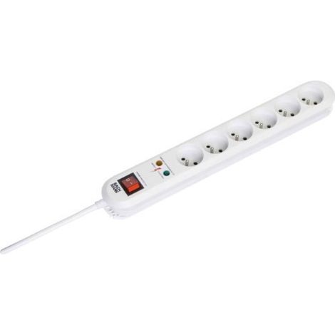 Bachmann SMART ciabatta bianca 6 prese 3m cavo