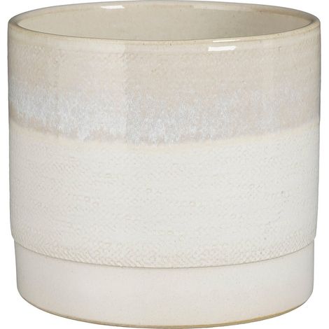 Mica Decorations Cache-pot d'intérieur Crème H20xl22xL22cm (1/5)