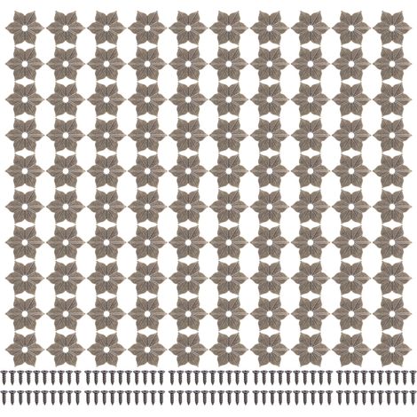 100 pièces Coins de Protection Vintage en Forme de Fleur, Couvre-Coins Décoratifs avec Vis pour Boîte en Bois, Album Photo, Scrapbook (1/5)