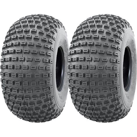 18x9.50-8 Knobby pneus VTT, pneus de remorque ATV Quad, P322, 18 950 8 pneus ensemble de 2