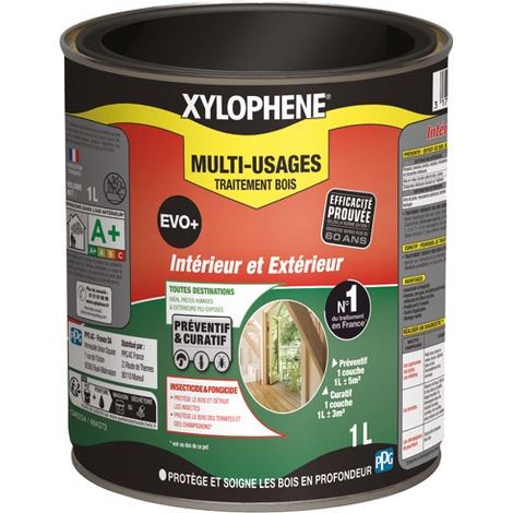 XPH TT Multi Usages Evo+ - Traitement bois insecticide fongicide Conditionnement: 1L (1/3)