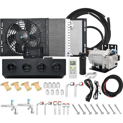 Système de climatisation automobile, installation polyvalente, économe en énergie, 12V Refroidissement Uniquement (1/2)