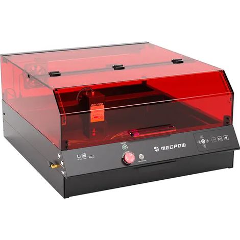 Mecpow X4 Pro Machine de gravure laser 22 W avec caméra intégrée, coque de protection en acrylique et certification FDA de classe 1 (1/5)