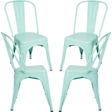 Packs Sillas Comedor - Pack 4 Sillas Torix - Verde menta (1/5)