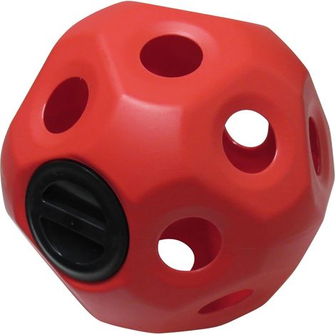 Hay Ball Horse Feeder Toy - Red (Hanging Treat Slow Feeding Stable)
